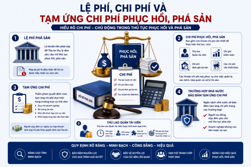 Lệ Phí, Chi Phí Và Tạm Ứng Chi Phí Trong Thủ Tục Phục Hồi Phá Sản